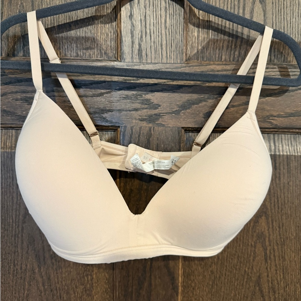 Skarlett Blue Prestige Wireless Push Up Bra size 36DD in cashmere - Picture 12 of 12